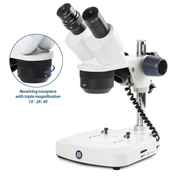 EduBlue 20X-40X Binocular Portable Stereo Microscope W/ 10MP USB 2 Digital Camera On Pillar Stand